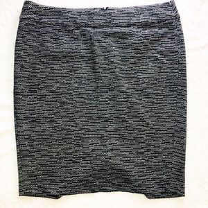 Lane Bryant black and white skirt